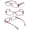 Fertiglesebrille Rainbow light violett