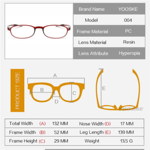 Lesebrille Oval light rot kaufen