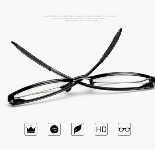 Lesebrille Oval light schwarz 2