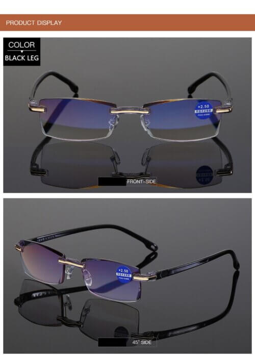 Lesebrille Star Blaulichtfilter schwarz 2