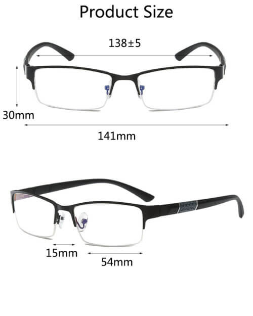 Lesebrille Focus Abmessungen